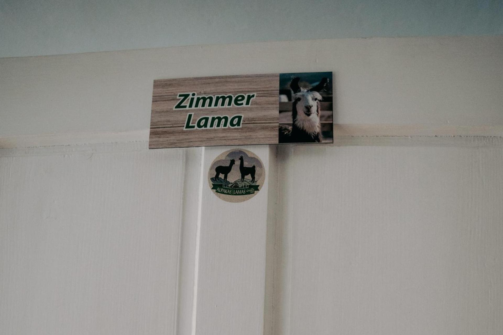 Alpakas, Lamas Und Rentiere Zum Gruenen See Grossdorf  외부 사진